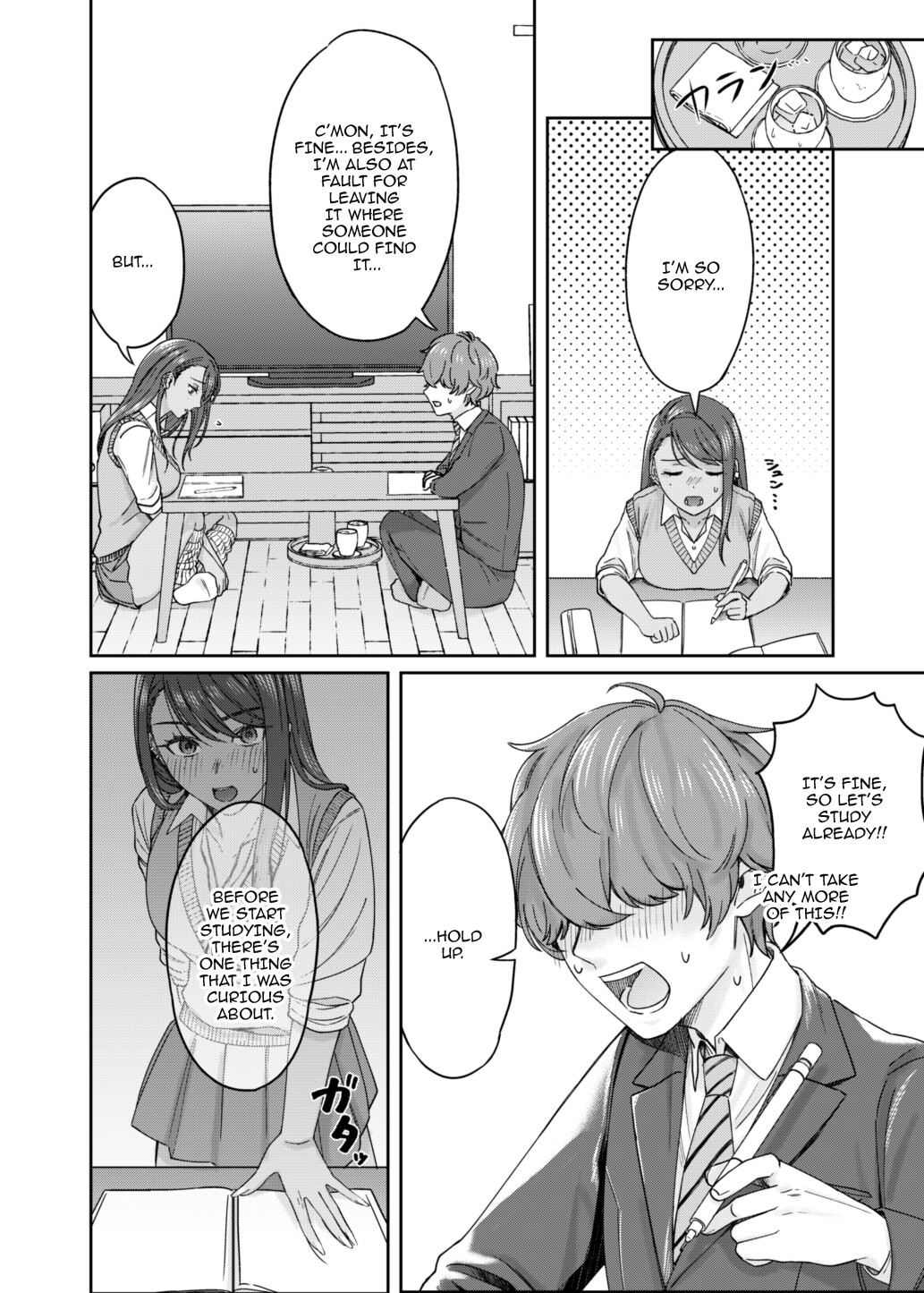 Hentai Manga Comic-Story About A Secret Study Session With My Black Gyaru Childhood Friend-Read-9